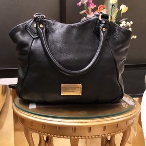 Leather Marc Jacobs slouchy tote